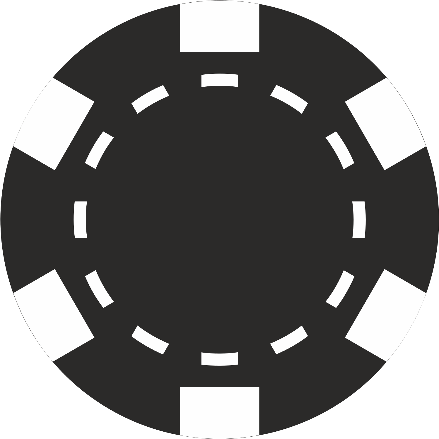 Casino Chip Svg - Blue Poker Chip Png, Transparent Png PNG with transparent background