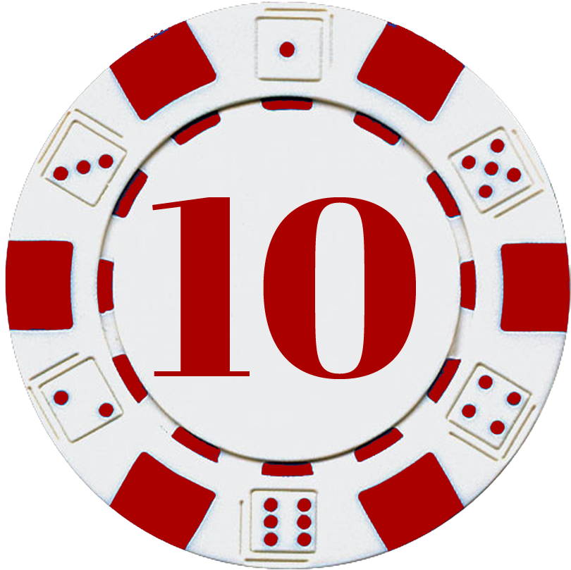 Transparent Blackjack Png - White Blue Poker Chip, Png Download PNG with transparent background