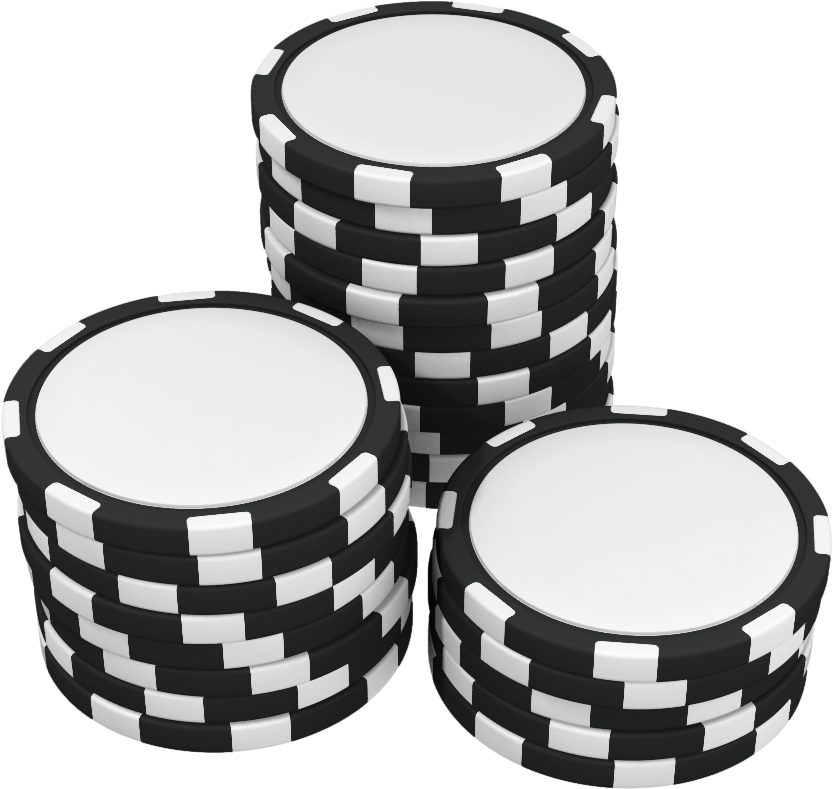 Transparent Chips Clipart - Poker Chips Clipart Black And White, HD Png Download PNG with transparent background