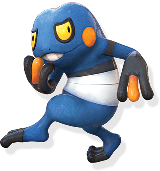 Pokken Tournament Dx Croagunk, HD Png Download PNG with transparent background