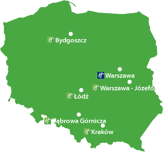 Holiday Inn Hotels In Poland - Poland Map Icon PNG with transparent background