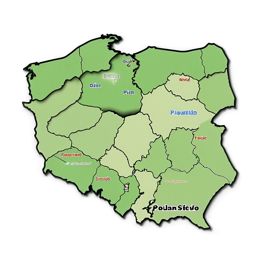 Poland Map Outline PNG jvj40 PNG with transparent background