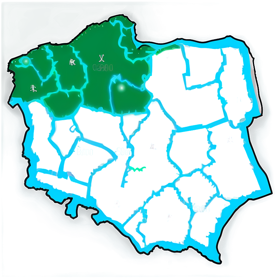 Poland Map Outline PNG olr30 PNG with transparent background