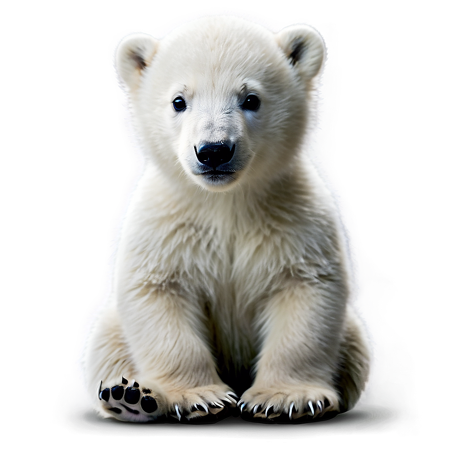 Polar Bear Cub PNG 05062024 PNG with transparent background