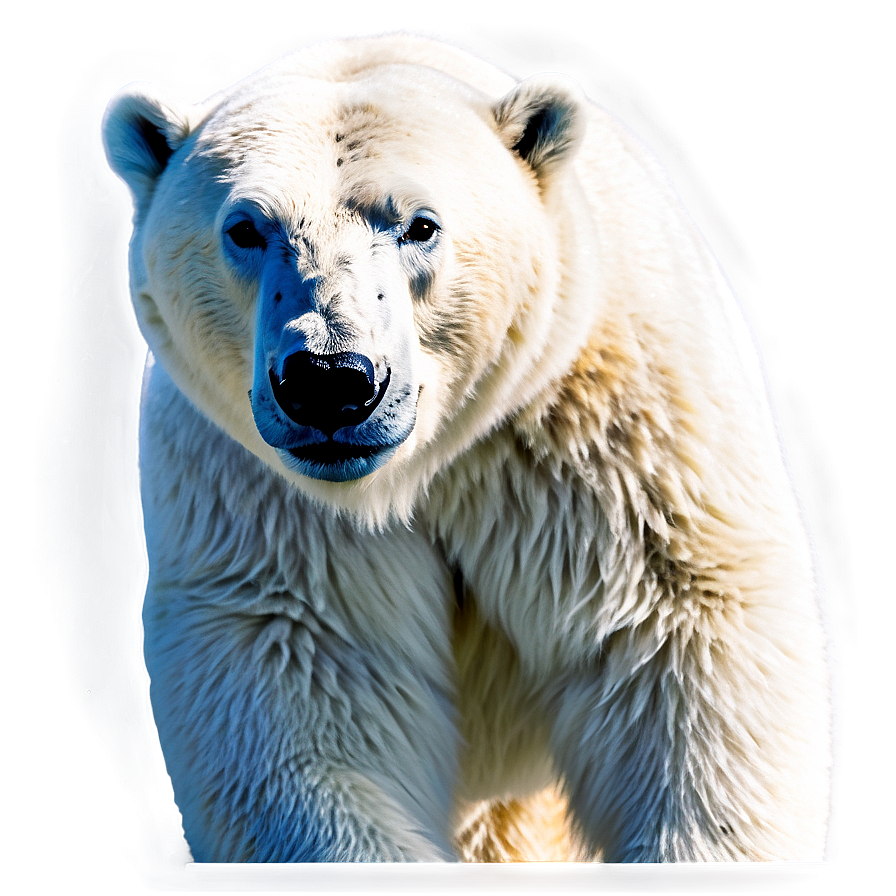 Polar Bear Illustration PNG 05062024 PNG with transparent background