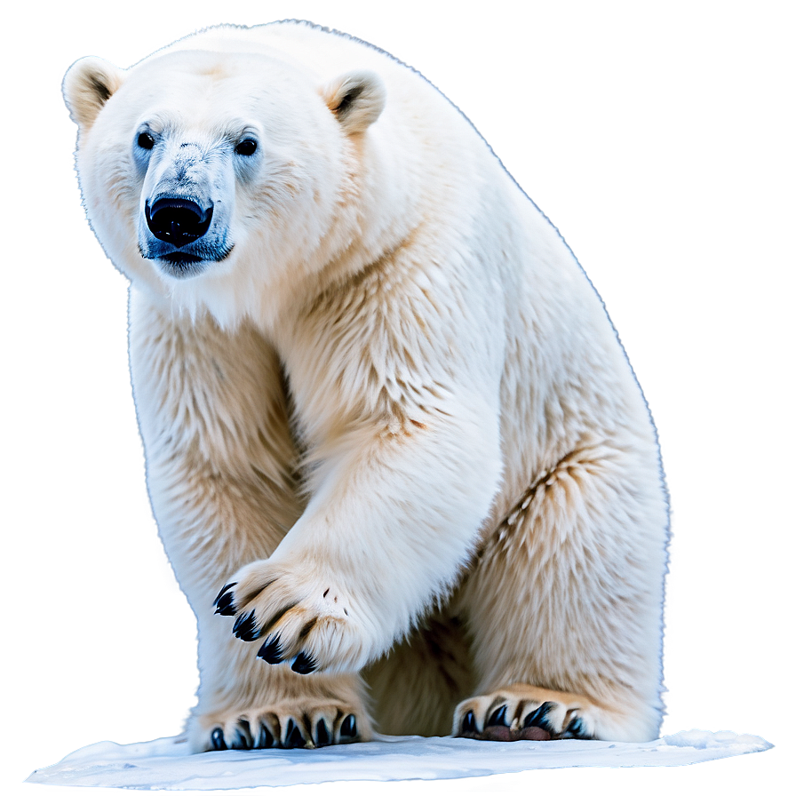 Polar Bear In Snow Png Imo32