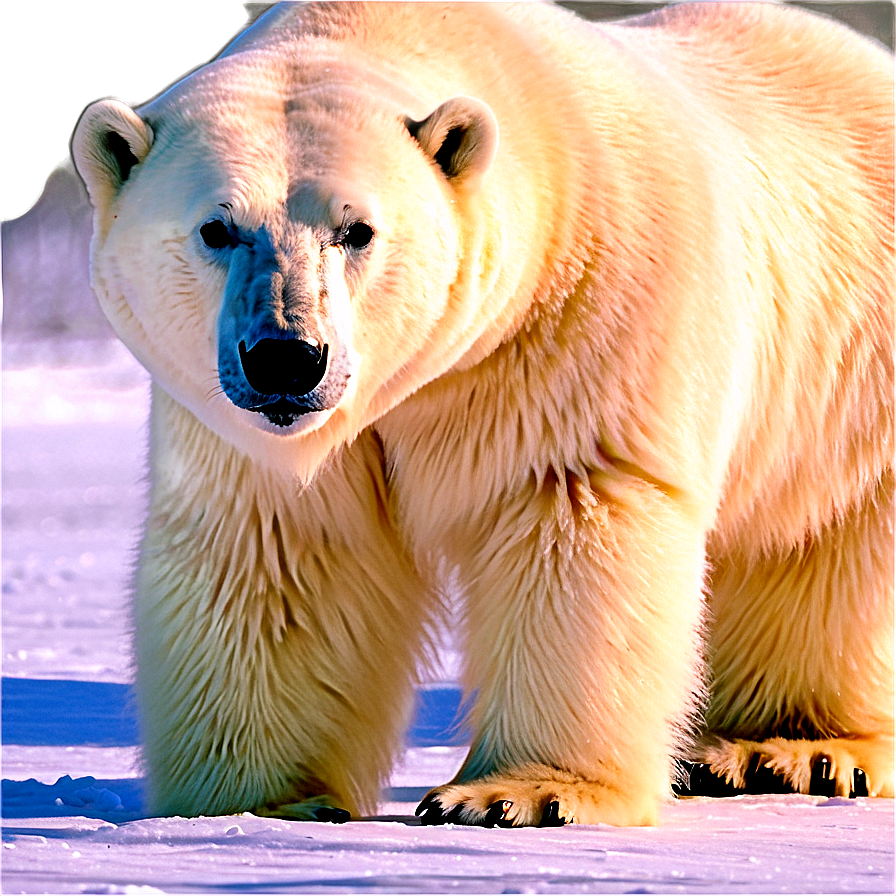 Polar Bear North Pole Habitat PNG ntl PNG image with a transparent background, free high-resolution download