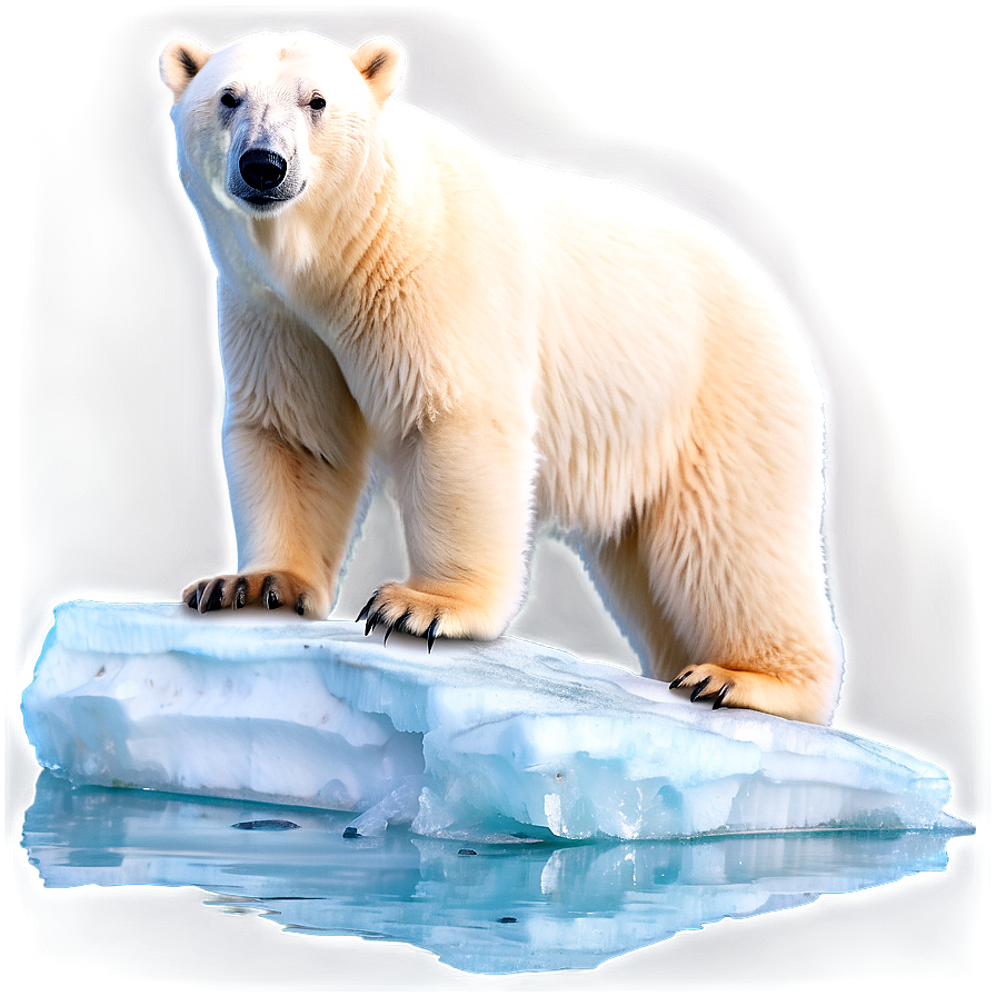 Polar Bear on Iceberg PNG 05062024 PNG with transparent background