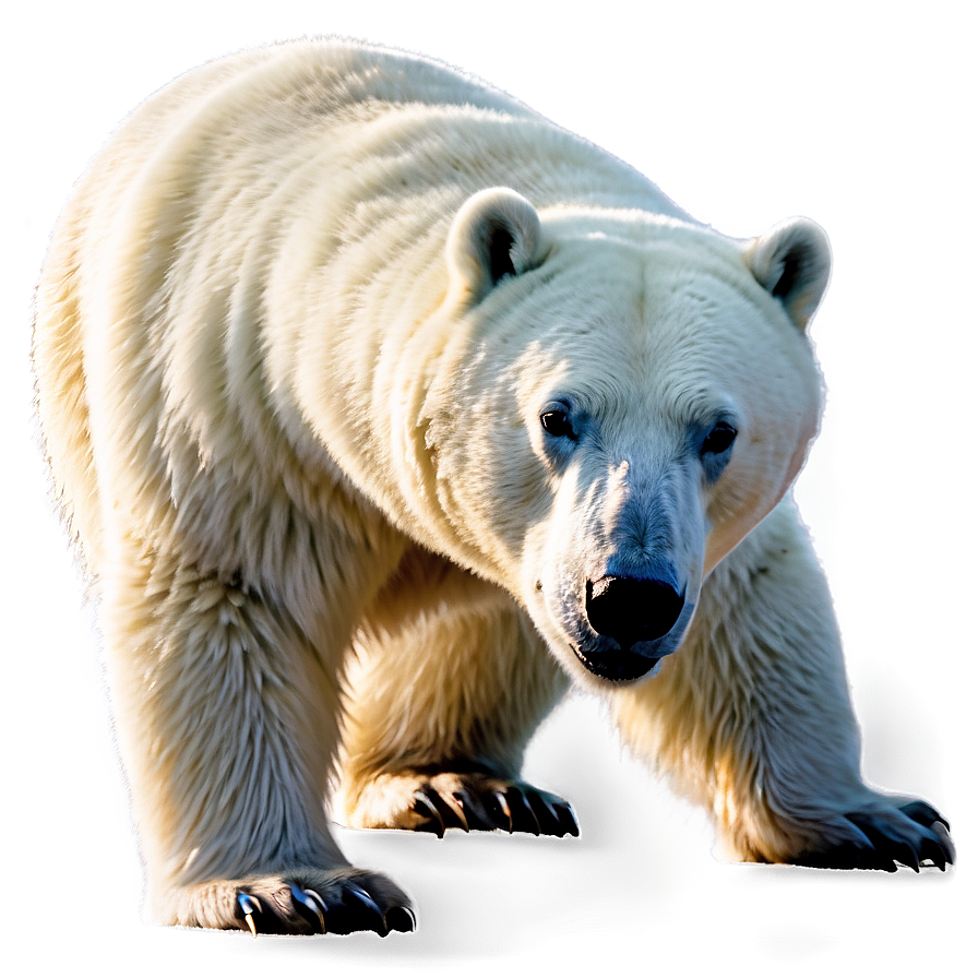 Polar Bear Side View Png Mid