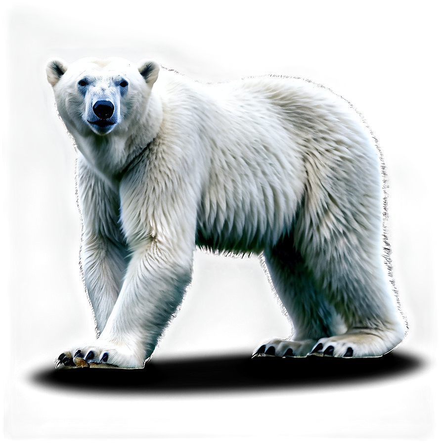 Polar Bear Standing Png 05062024