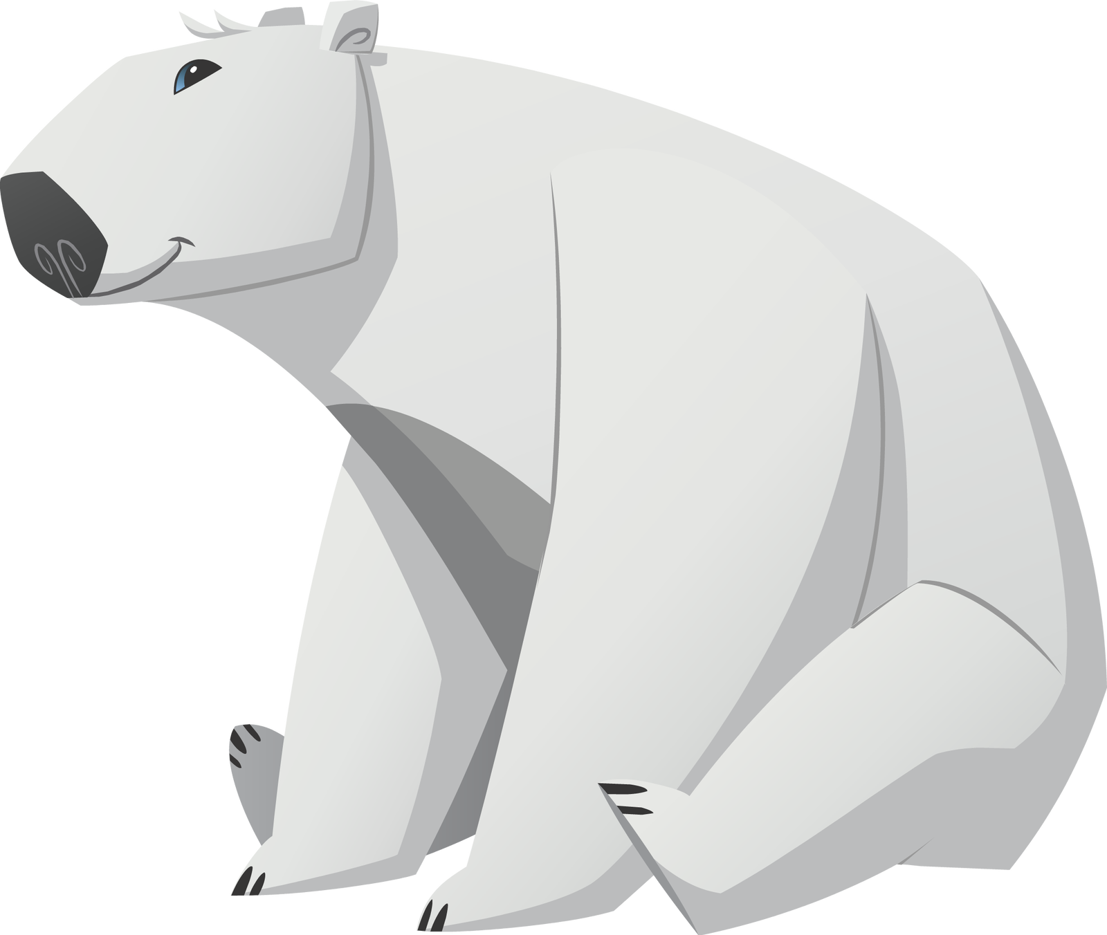 Polar Bear Free Transparent Images - Animal Jam Animals Polar Bear PNG with transparent background
