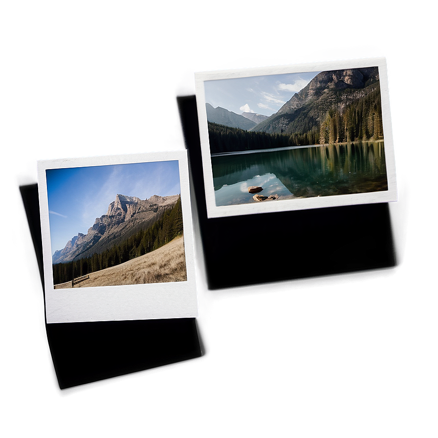 Polaroid Picture Mockup Template Png Mgi28