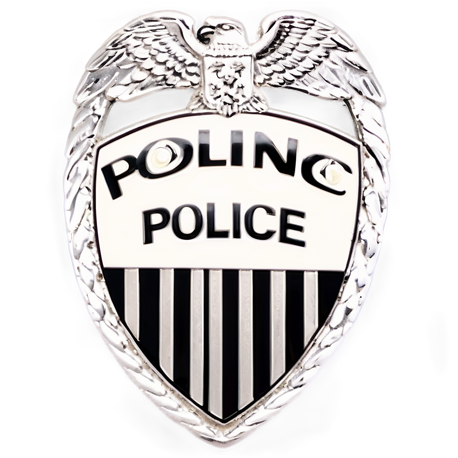 Police Badge With Stripes Png 05252024