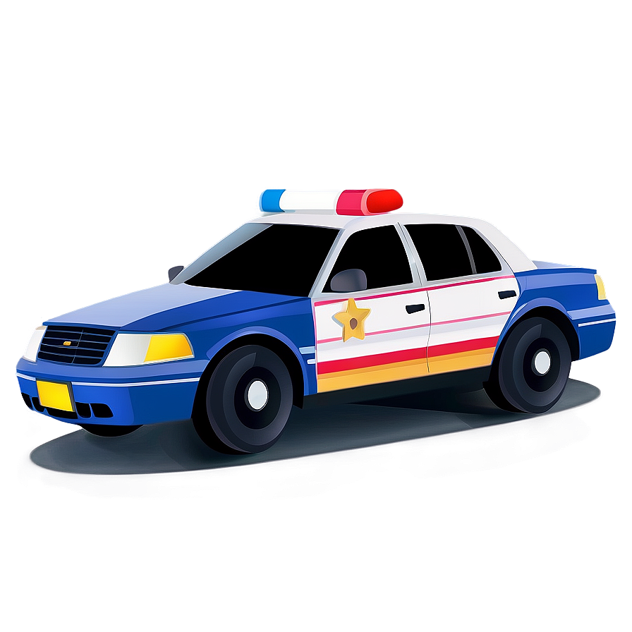 Police Car Vector Icon Png Jnx19