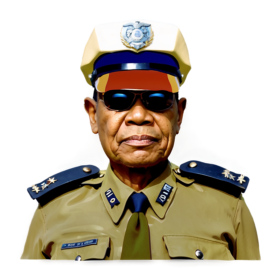 Police Commissioner Officer Png Uuk59