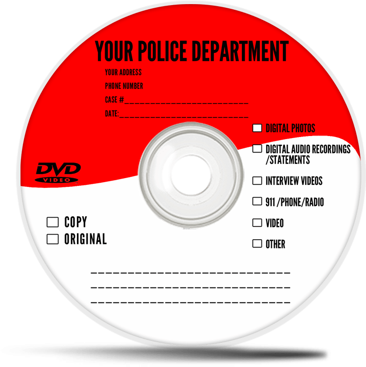 Police Department Evidence D V D Template