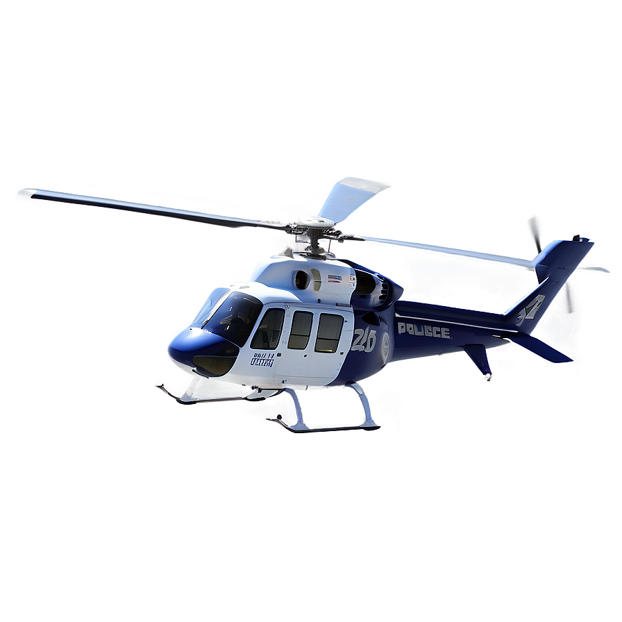 Police Helicopter With Searchlight Png 06212024