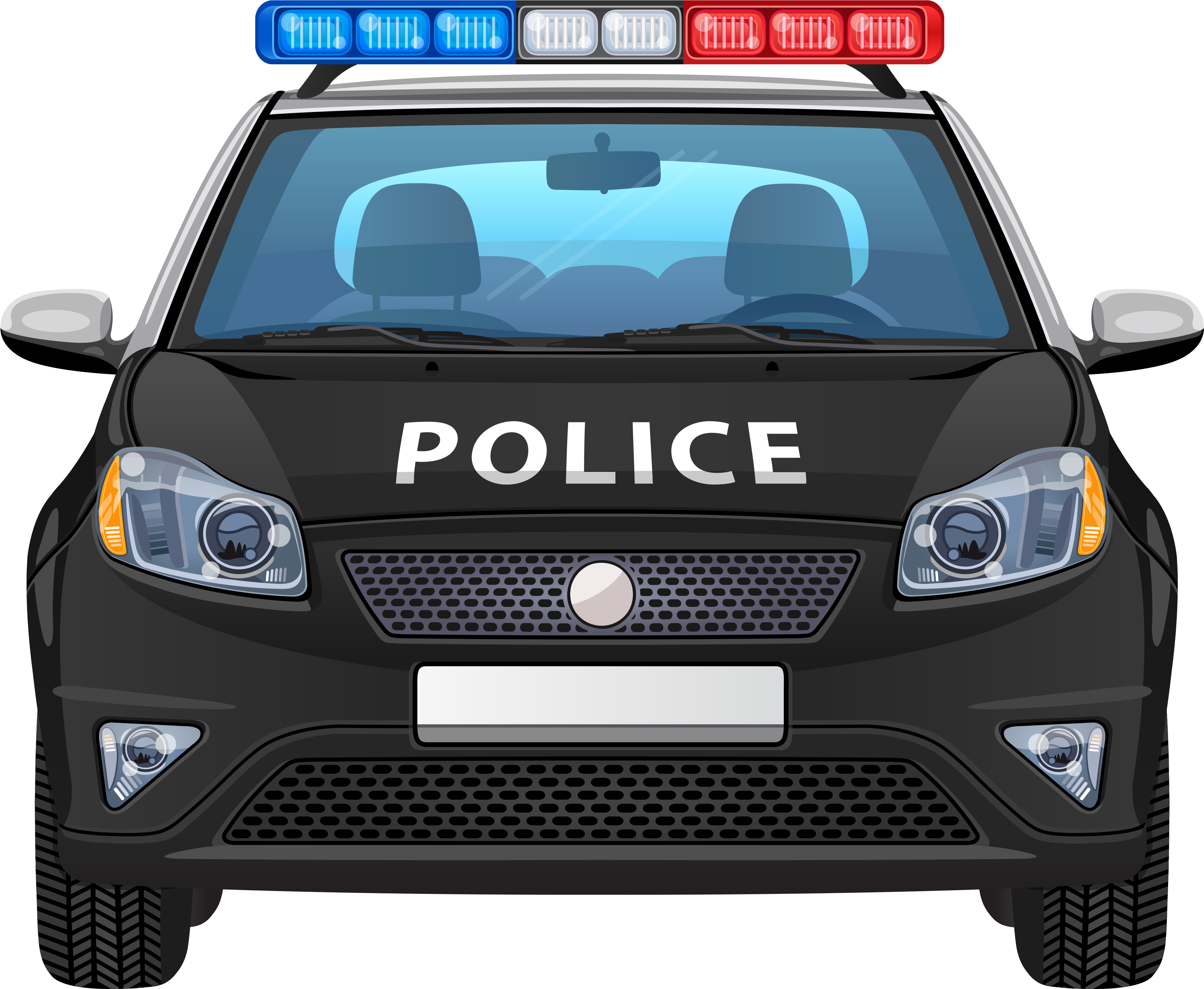 Police Patrol Car Illustration