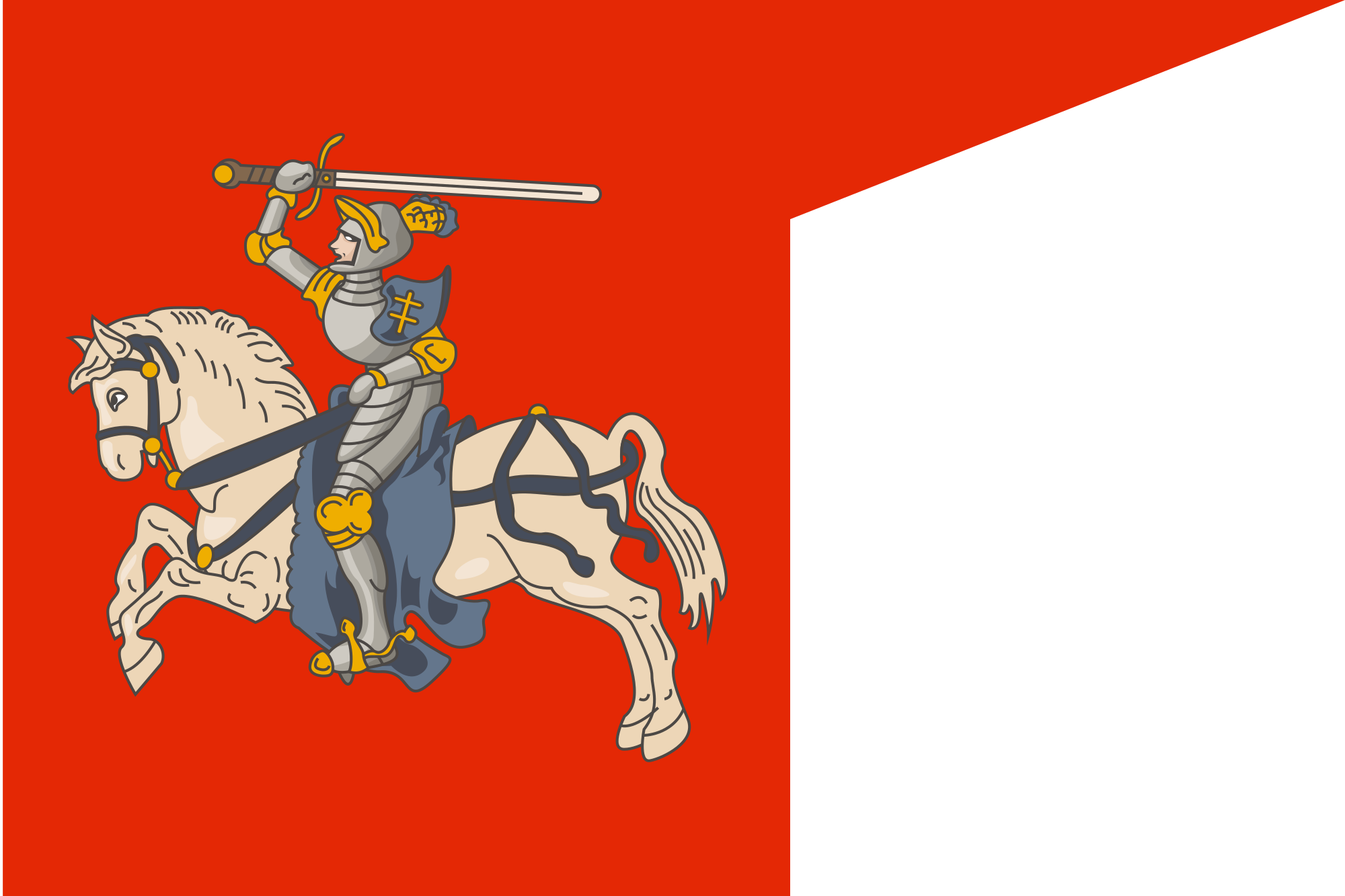 Open - Poland Lithuania Muscovy Flag PNG with transparent background