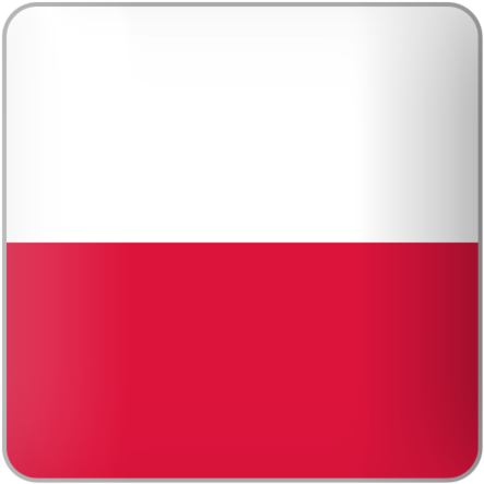 Poland Square Flag Png PNG with transparent background