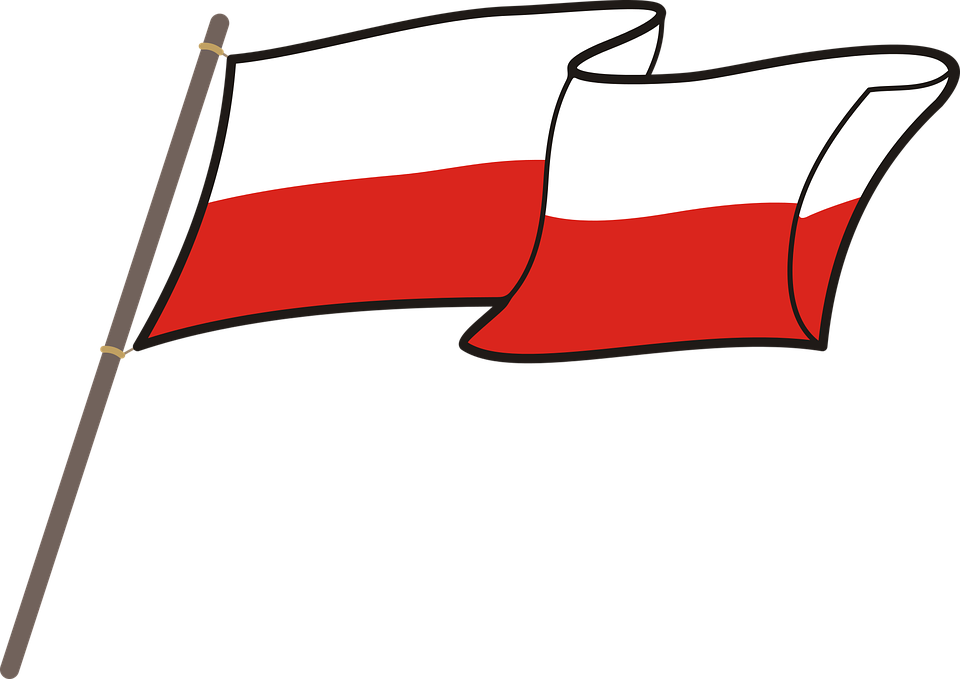 Polish National Flag Illustration