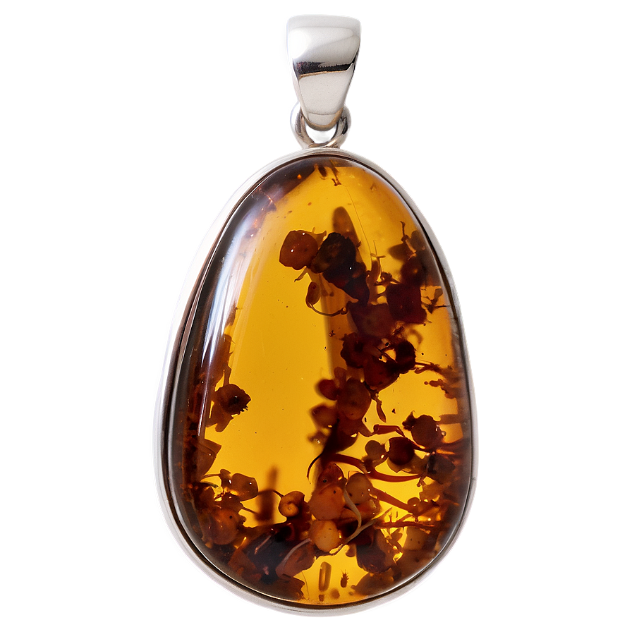 Polished Amber Pendant Png Ala