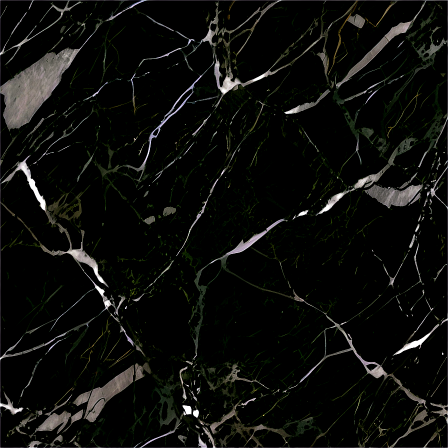 Polished Black Marble Effect Png 97