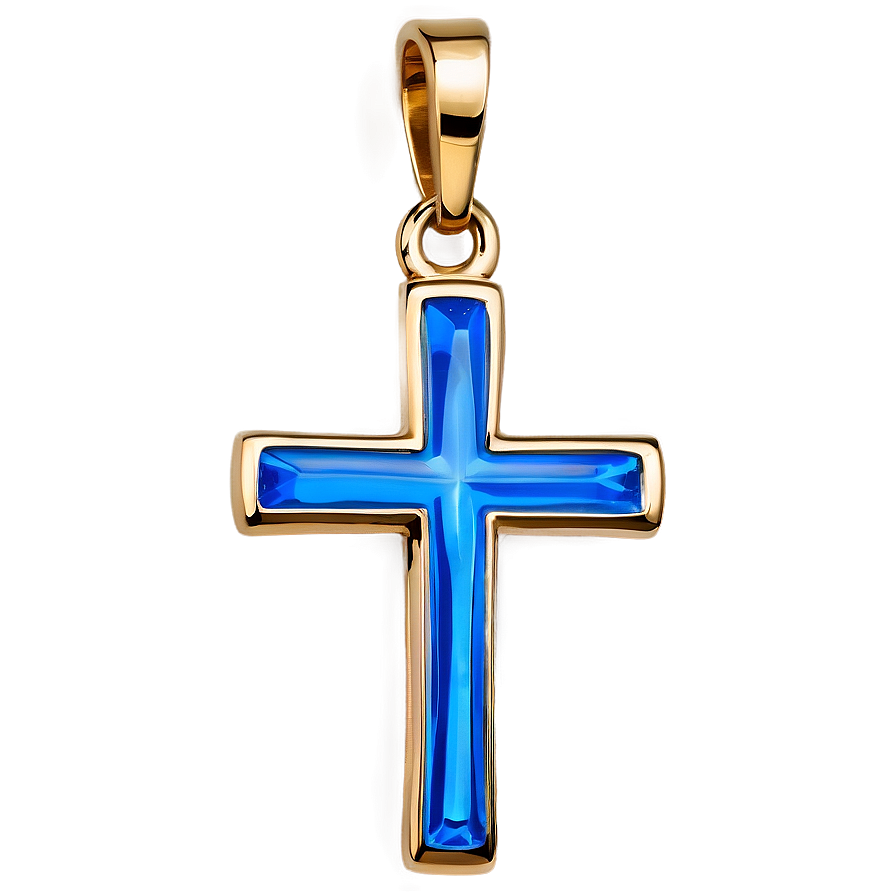 Polished Blue Cross Png Ayi14