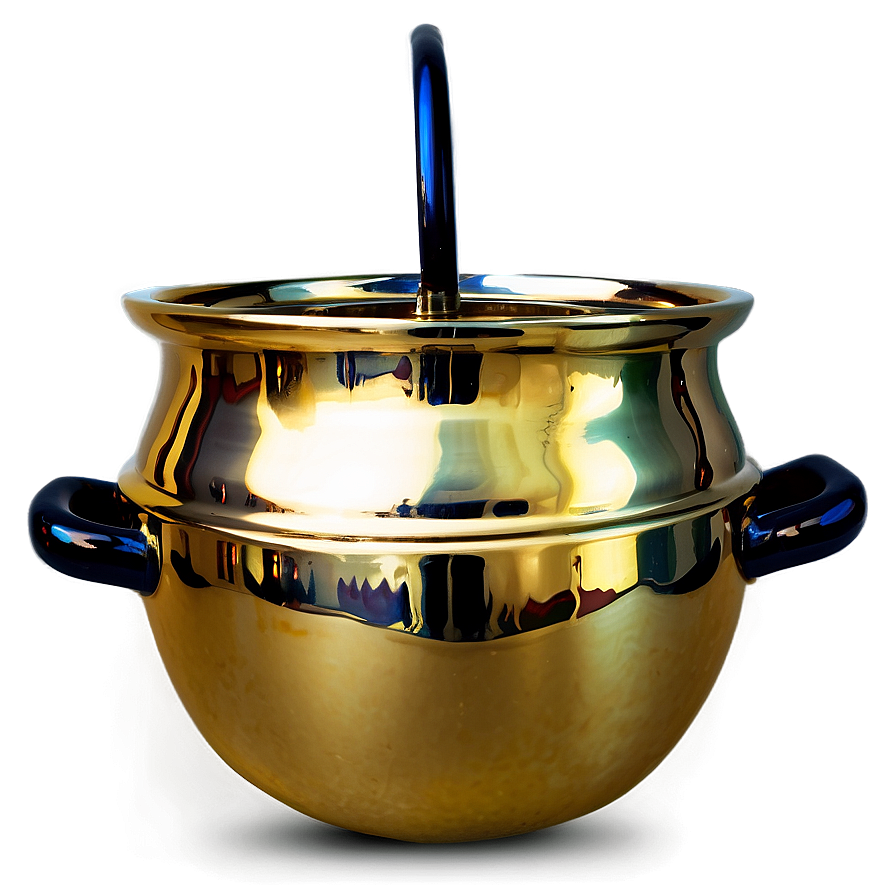 Polished Brass Cooking Pot Png Luv