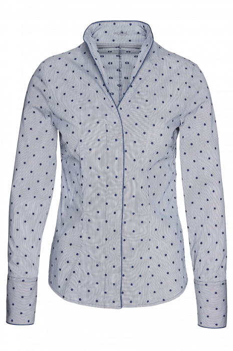 Polka Dot Blue Shirt