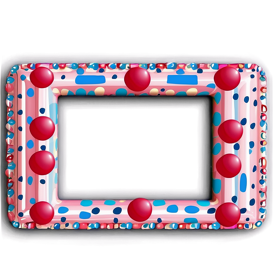 Polka Dot Border Frame Png 31