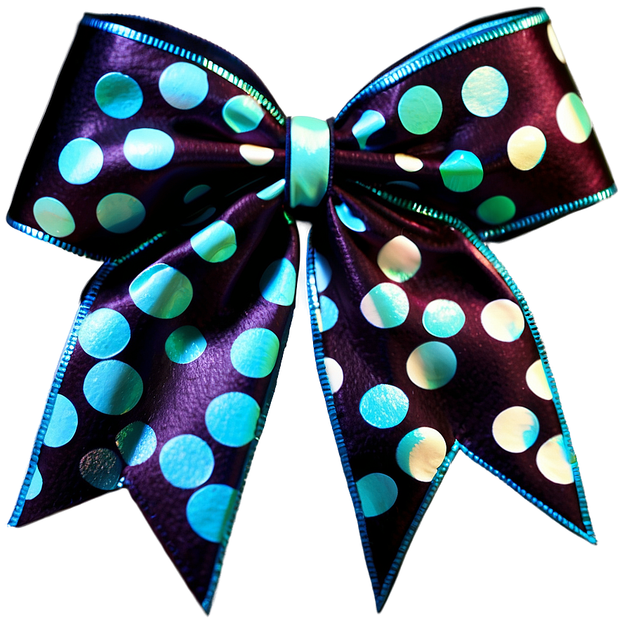 Polka Dot Cheer Bow Png Cub