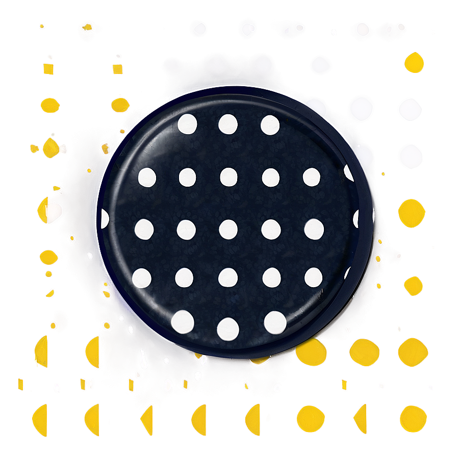 Polka Dot Circle Sticker Png 06282024