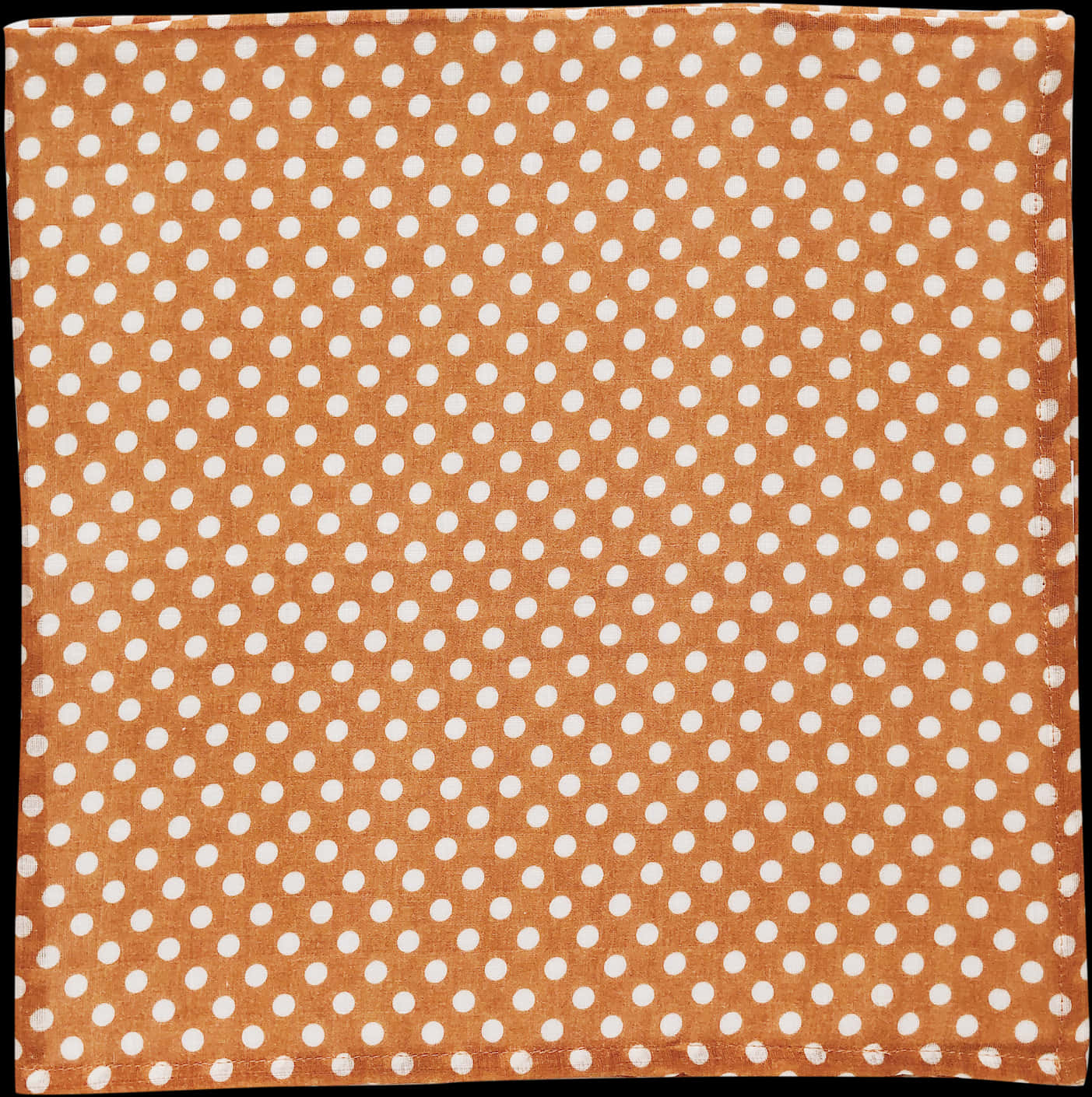 Polka Dot Fabric Texture Brown Background