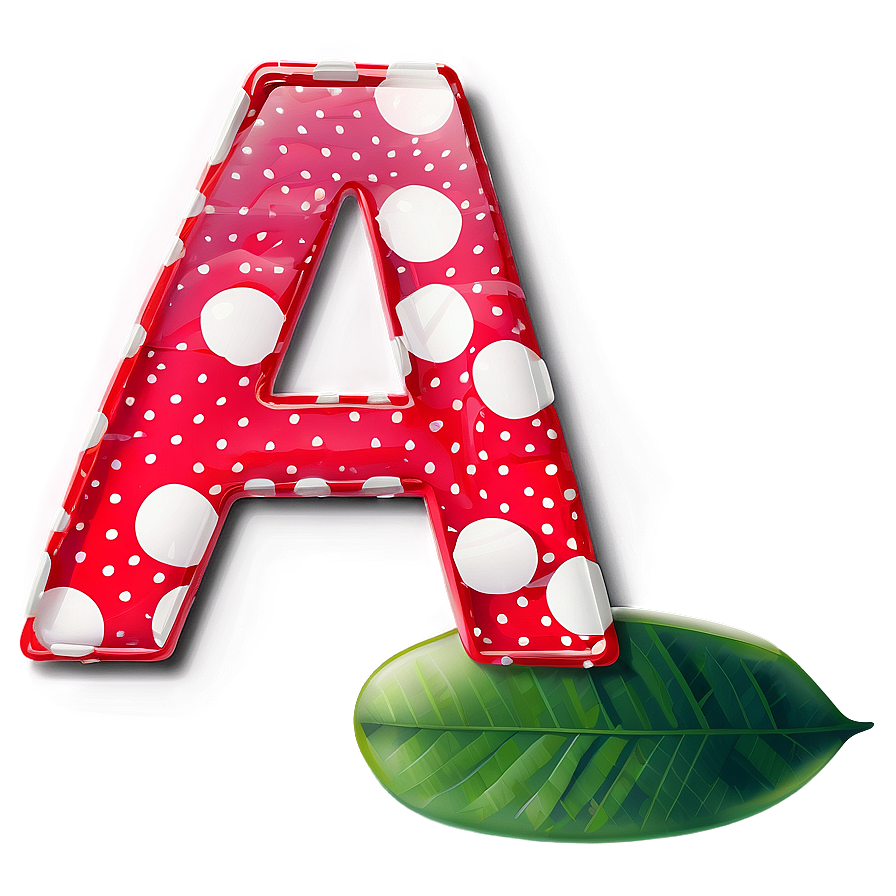 Polka Dot Letter A Png Gyv44