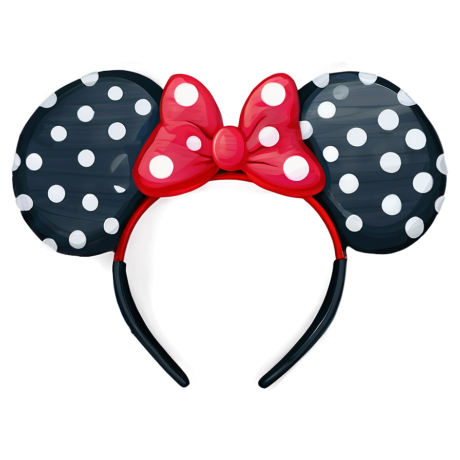 Polka Dot Minnie Mouse Ears Png Kxn51