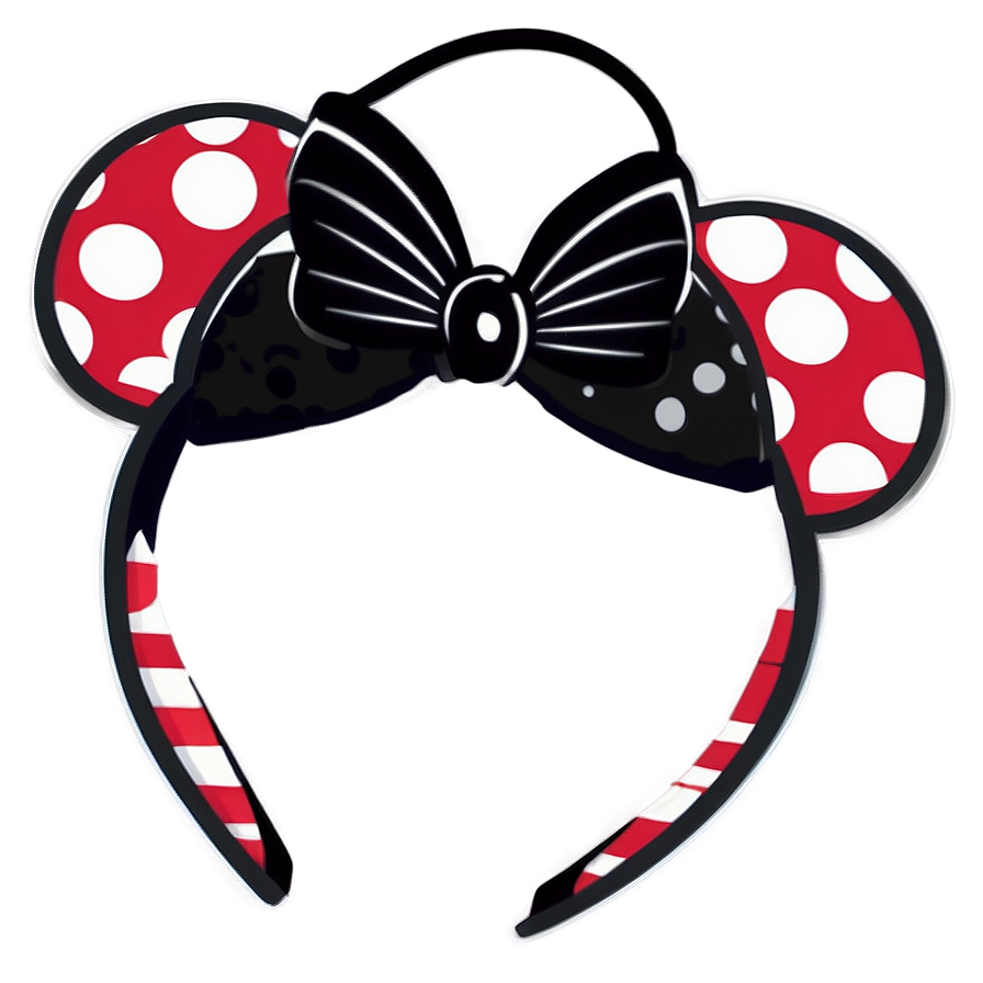 Polka Dot Mouse Ears Png 06292024 Image
