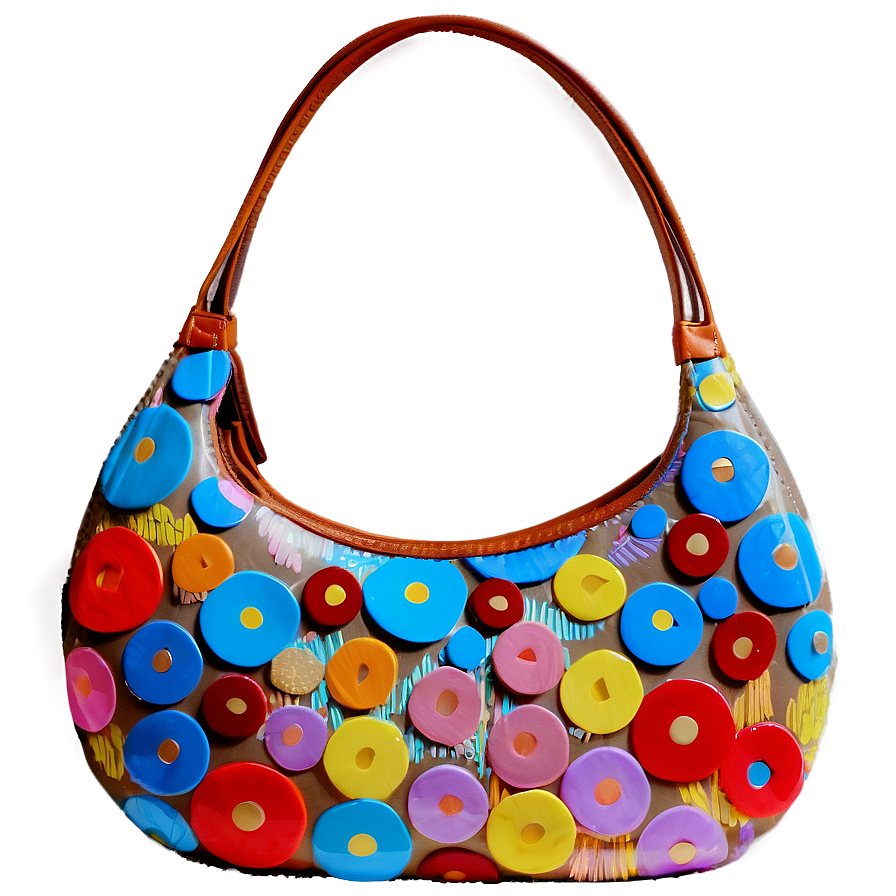 Polka Dot Purse Png 05242024