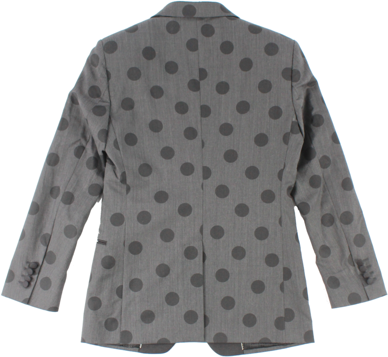 Polka Dot Shirt Back View