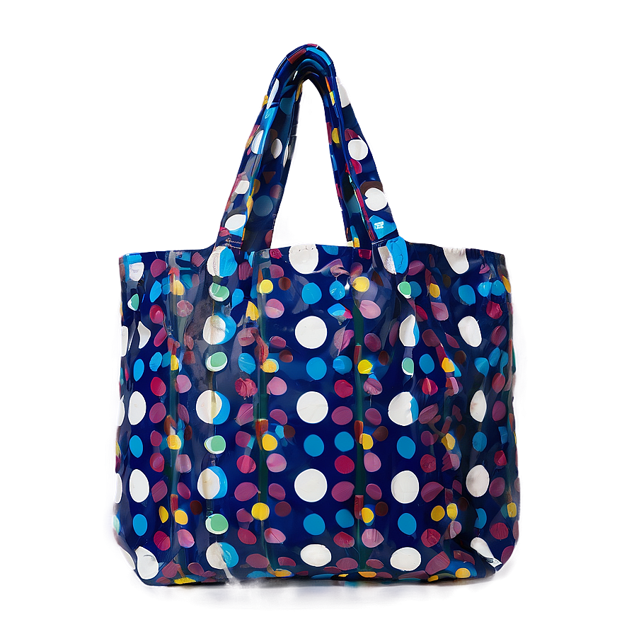 Polka Dot Tote Bag Png 11