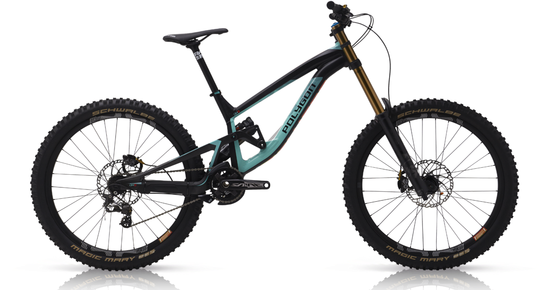 Polygon Bikes Collosus Black Teal Orange Png Bmx Bike - Commencal Furious Signature 2020, Transparent Png PNG with transparent background