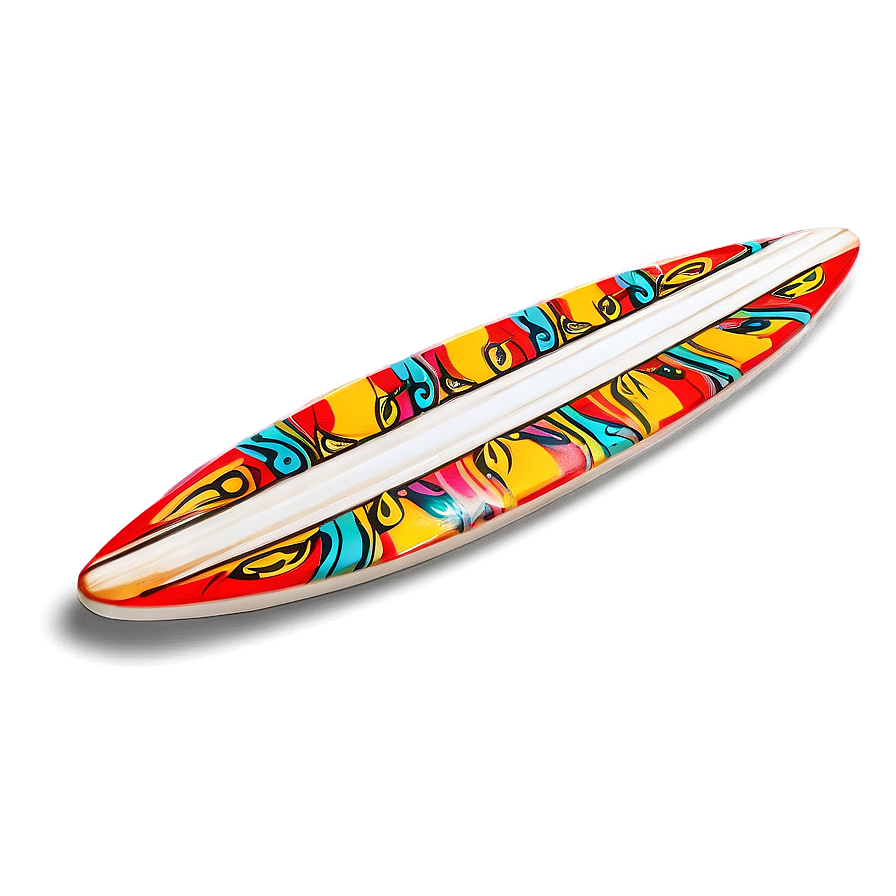 Polynesian Inspired Surfboard Png 05242024