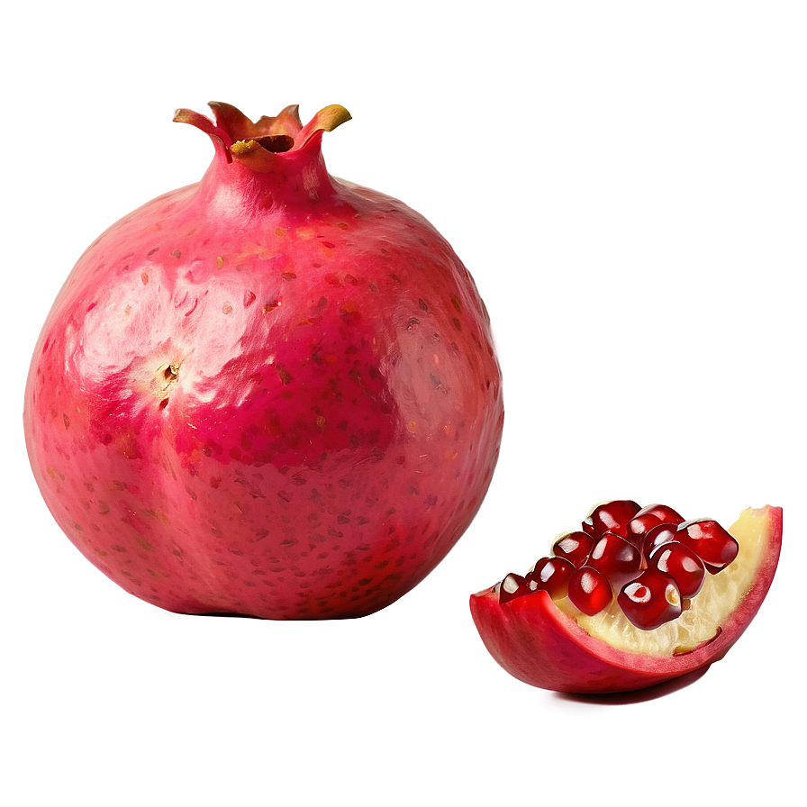 Pomegranate Fruit Slice PNG dnx43 PNG image with a transparent background, free high-resolution download