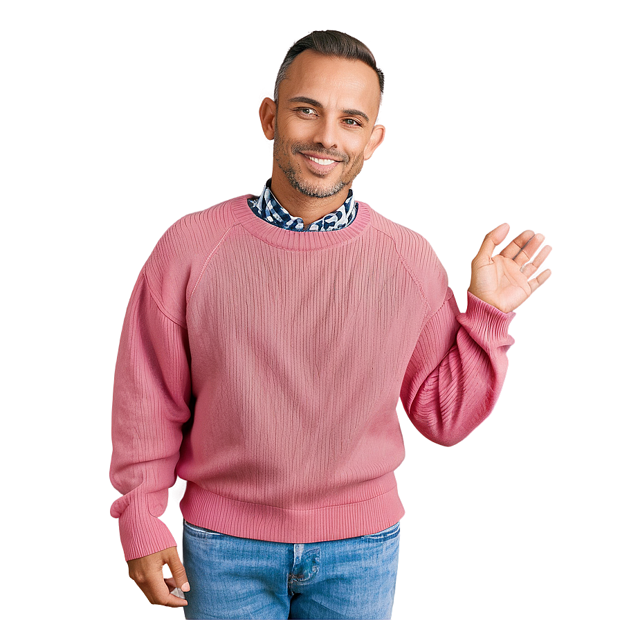 Pomegranate Pink Sweater Png 1