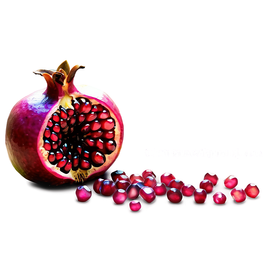 Pomegranate With Background Png 05242024