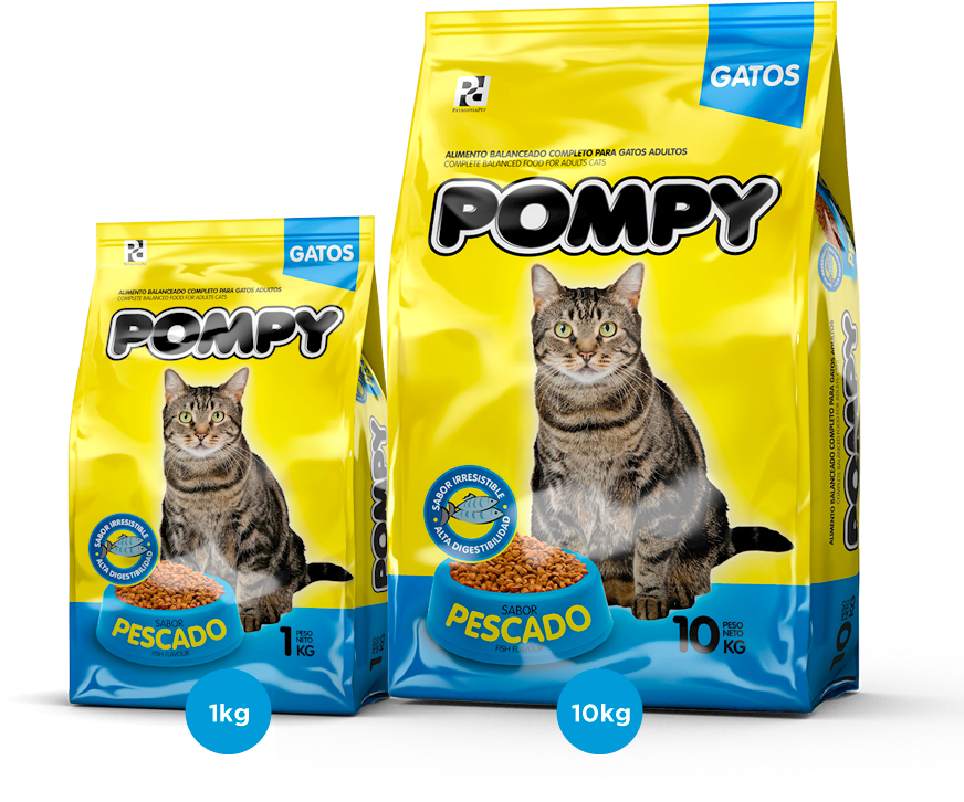 Pompy Cat Food Bags Fish Flavor