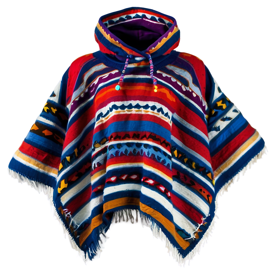 Poncho In Minimalist Design Png Auq