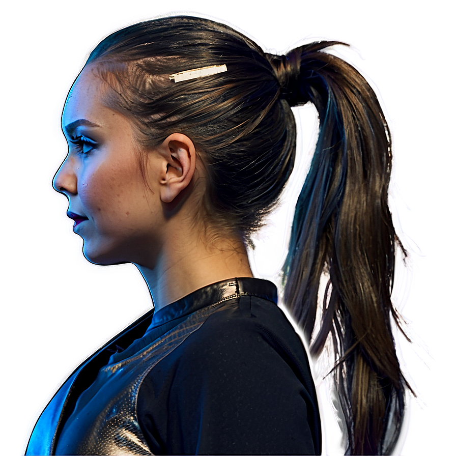 Ponytail For Dance Png 06262024