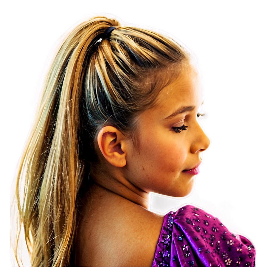 Ponytail For Dance Png 97