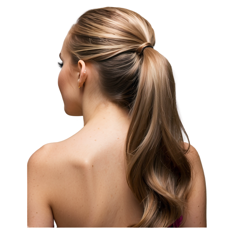 Ponytail Hairstyle Png 31